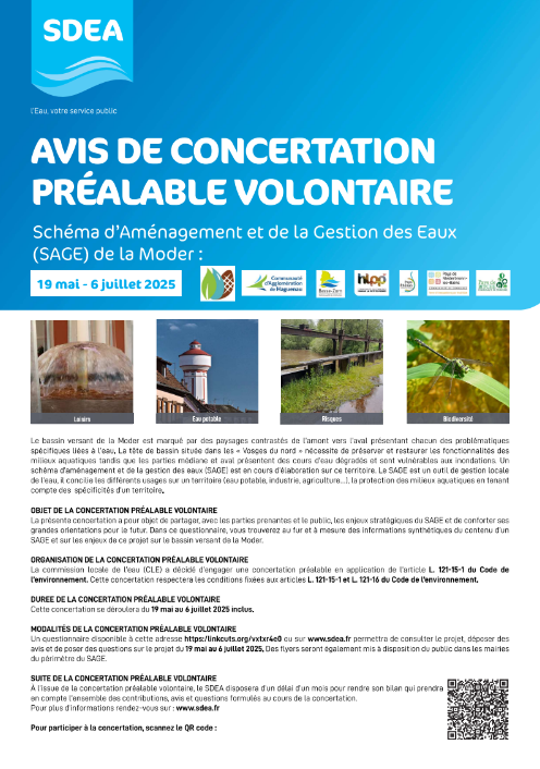 Affiche concertation SDEA