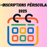 Pré-inscription périscolaire 2025 - 2026