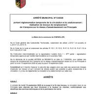 Arrêté municipal N°13 / 2025