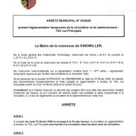 Arrêté Municipal N°3/2026